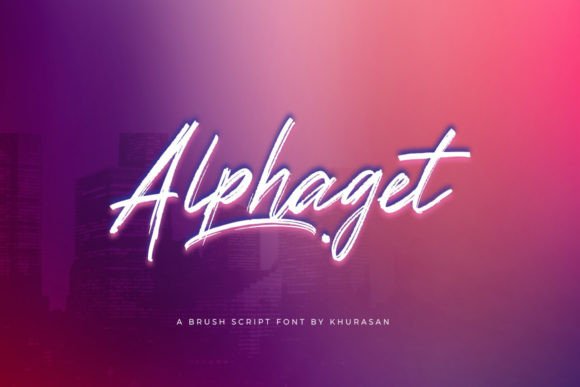 Alphaget: Elevate Your Design Projects with Modern Script
