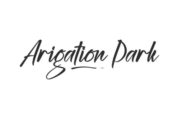 Arigation Park: A Fresh Script for Modern Design