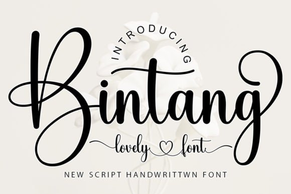 Bintang: The Handwritten Font That Adds Instant Romance