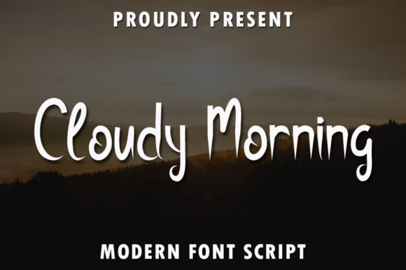 Cloudy Morning: A Script Font for Elegant Design