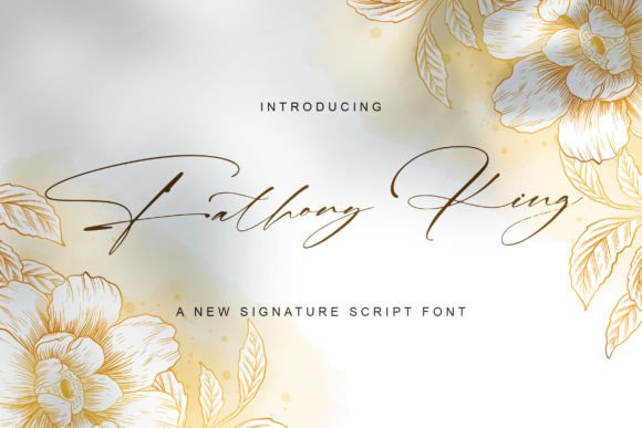 Fathony King: A Signature Script for Elegant Design