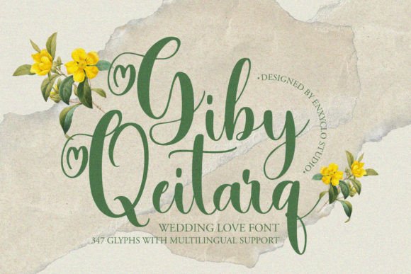 Giby Qeitarq: Elevating Designs with Romantic Typography