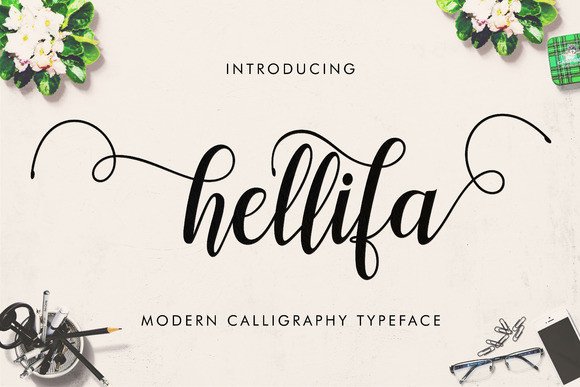 Hellifa: Elevate Your Designs with Dynamic Script Typography
