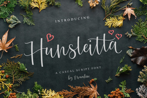 Hunsleitta: A Whimsical Script Font for Modern Design