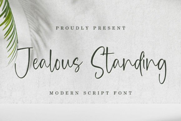 Jealous Standing: Elevate Your Designs with Authentic Script Typography