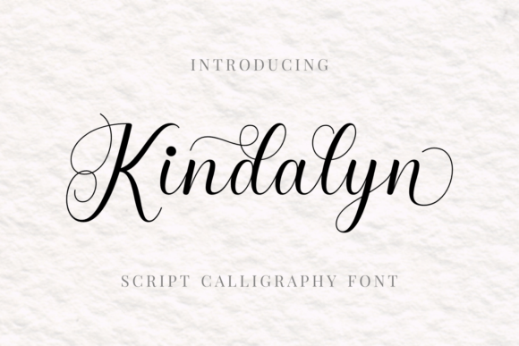 Kindalyn: The Handwritten Script Font Adding Heart to Design
