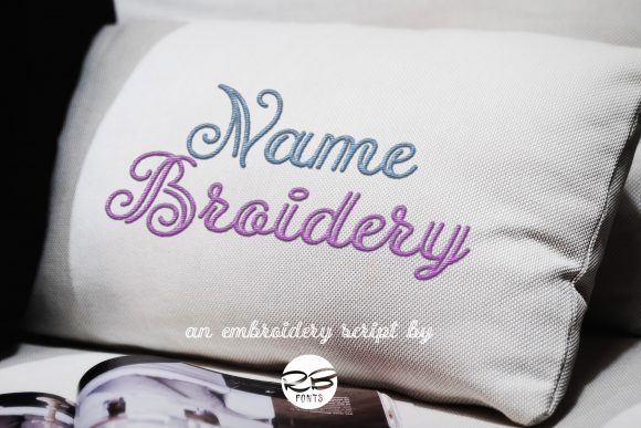Name Broidery: A Dazzling Script for Modern Design