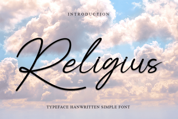 Religius: The Magical Script Font for Elegant Design