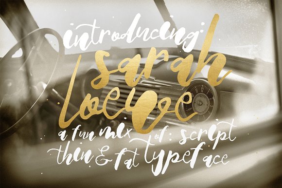 Sarah Loewe: A Playful Script Font for Creative Branding